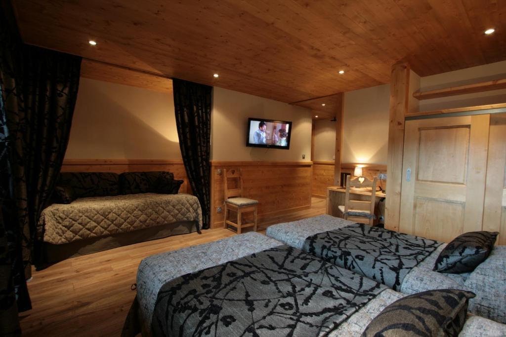 Logis Hotel & Spa Beau-Site Saint-Jean-de-Sixt Bilik gambar